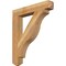 Ekena Millwork Funston Craftsman Rough Sawn Bracket, Western Red Cedar, 4"W x 26"D x 30"H BKT04X26X30FST04RWR - alternate 1